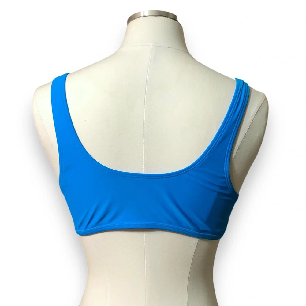 HALARA Solid U Neck Bikini Top